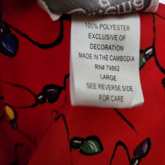 Cinema Eloile Holiday Cami red satin feel adjustable straps - Picture 5 of 7